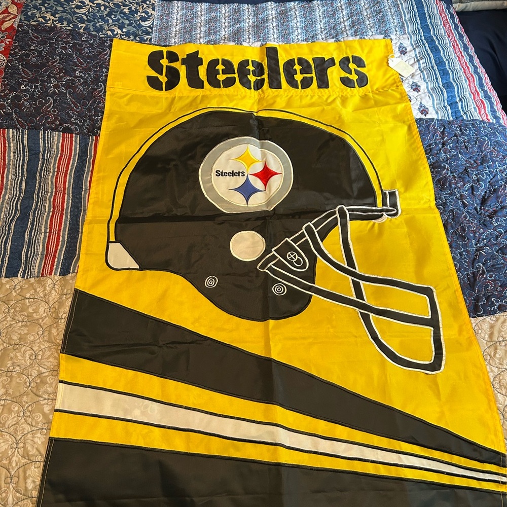 Steelers Yellow and Black Flag